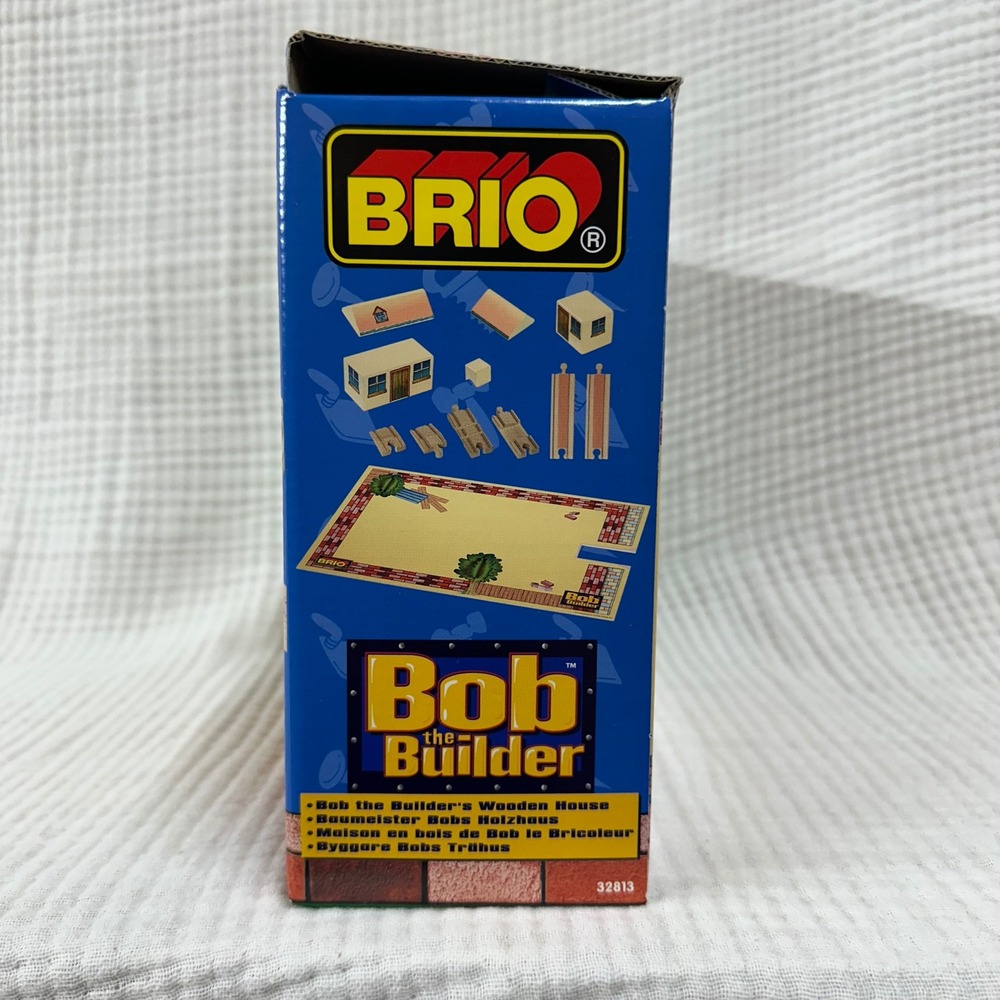 New Brio Bob the Builder's Wooden House (model 32813) NOS collectible Wooden set - Picture 3 of 9